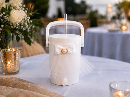Bride & Groom 12oz Can Koozie Set | Wedding Drink Holder | Bridal Shower Can Cooler | Reusable Wedding Beverage Sleeve | Decorative Novelty Drink Holders | Event Accessories