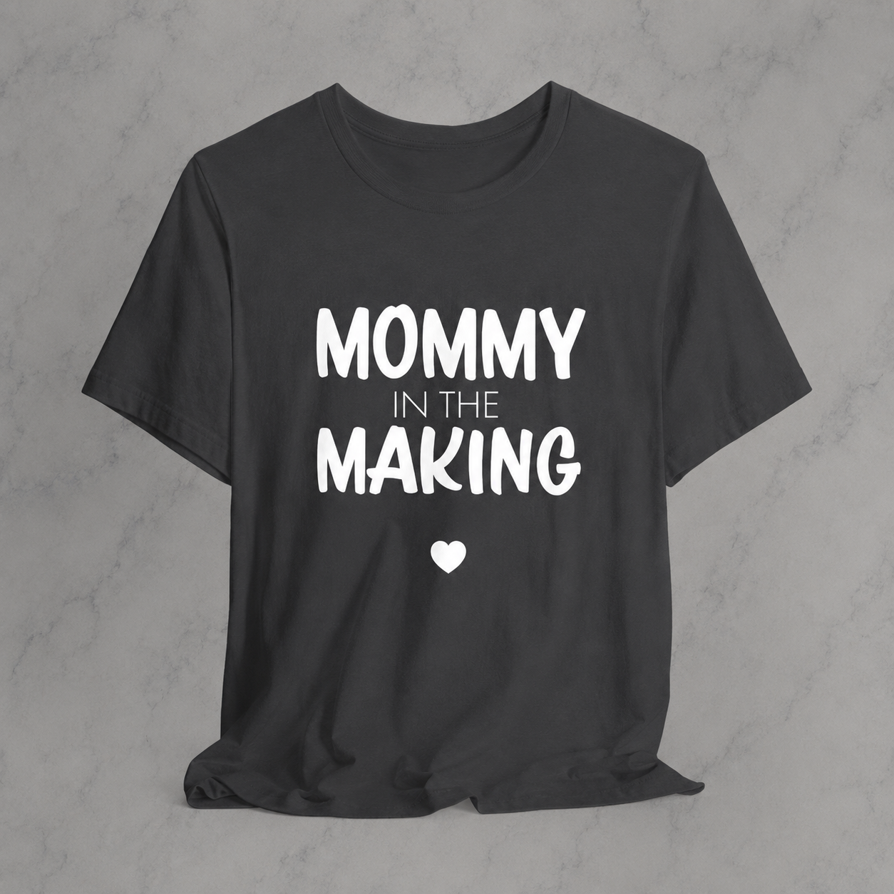 Mommy In The Making Graphic Tee | Pregnancy Announcement Shirt | Cute Mama To Be T-Shirt | Maternity Graphic Tee