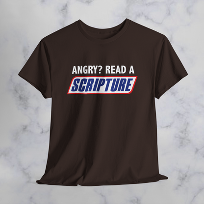 Original Angry? Read a Scripture Christian Graphic T-Shirt – Faith-Based Inspirational Tee/ Published 11-13-20